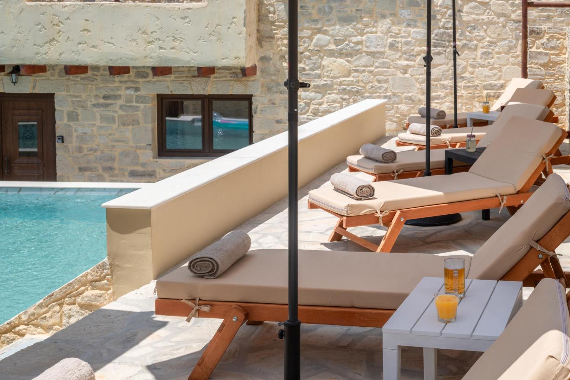 Draganigo Luxury Stone Houses 40 Min From Matala Ano Moulia Dış mekan fotoğraf